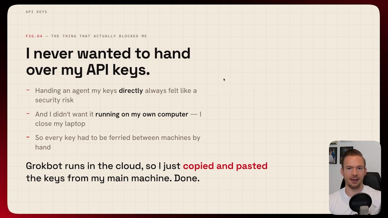 Slide I never wanted to hand over my API keys