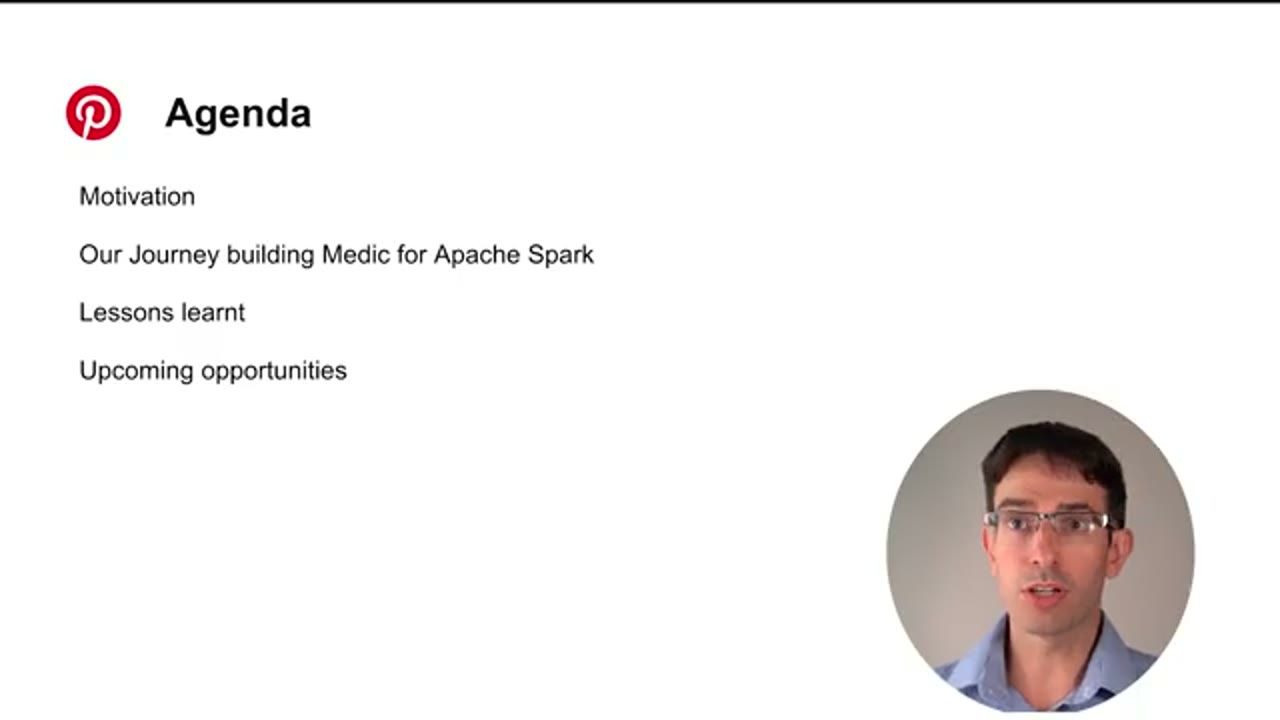 Slide Agenda: Motivation, Our Journey building Medic for Apache Spark, Lessons learnt, Upcoming opportunities
