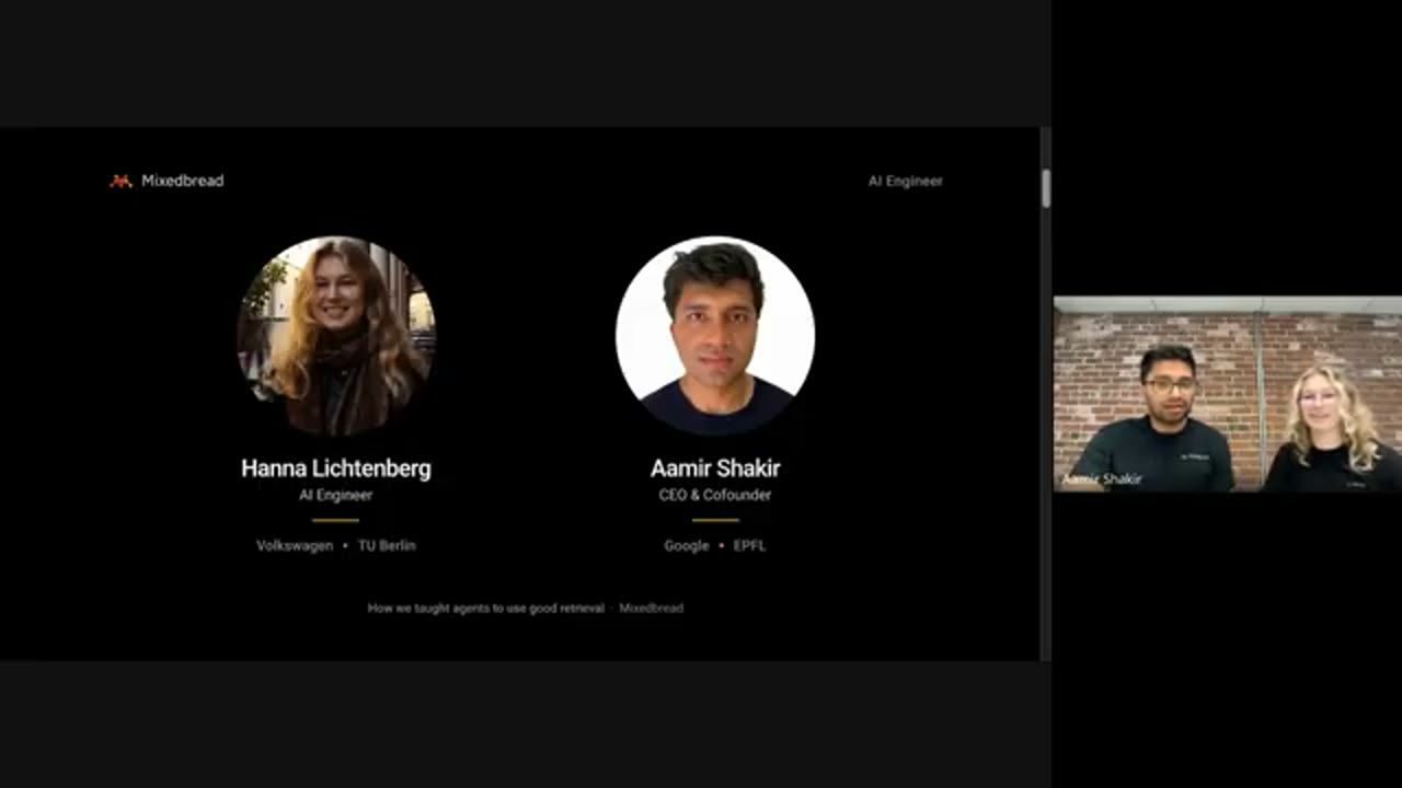Slide giới thiệu Hanna Lichtenberg và Aamir Shakir