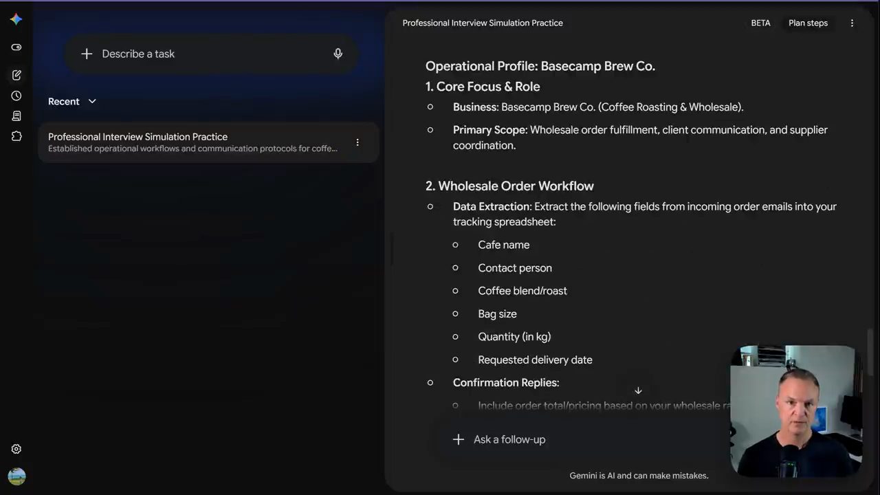 Kết quả buổi phỏng vấn: Operational Profile cho Basecamp Brew Co.