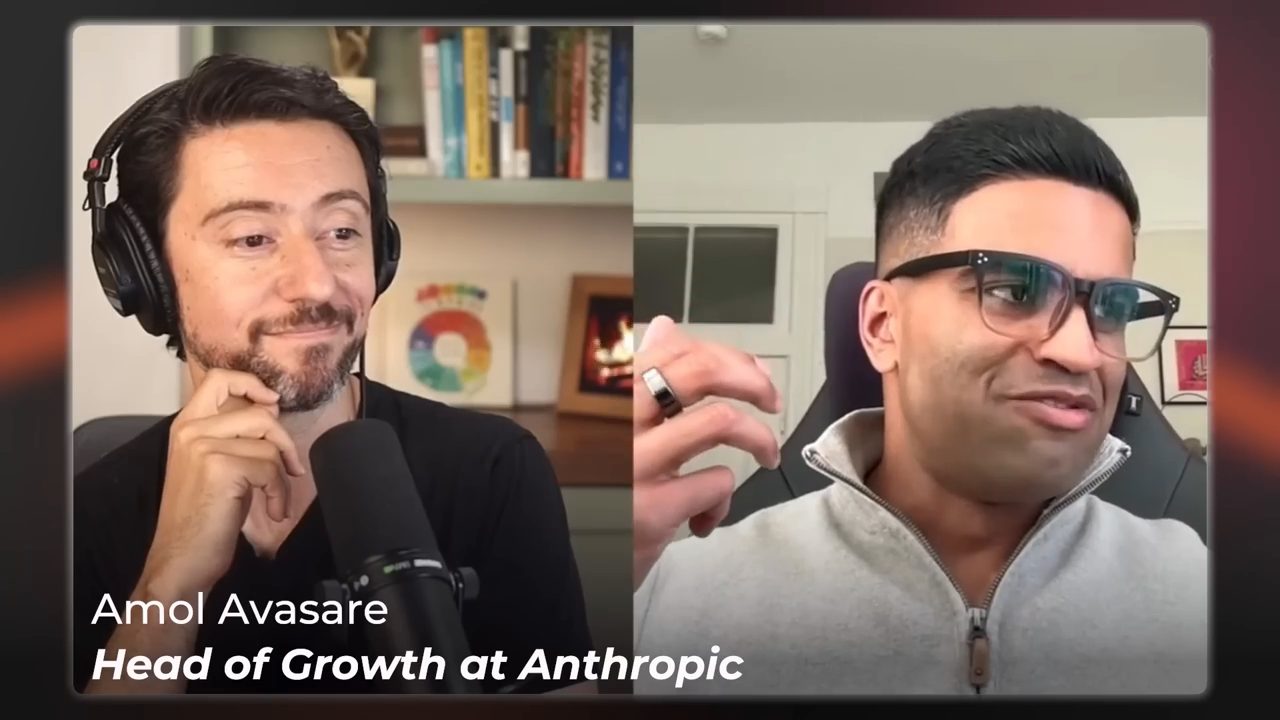 Amol Avasare, Head of Growth at Anthropic, trong một buổi phỏng vấn podcast