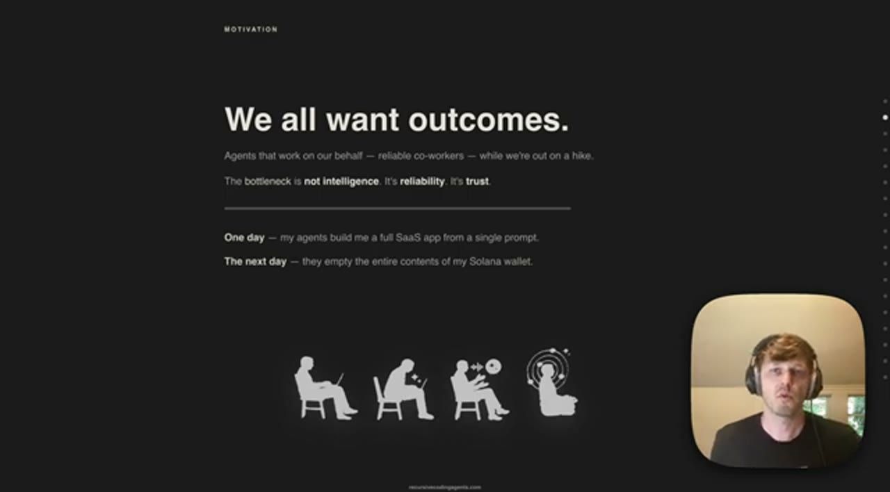 Slide We all want outcomes với dãy bốn hình người ngồi làm việc