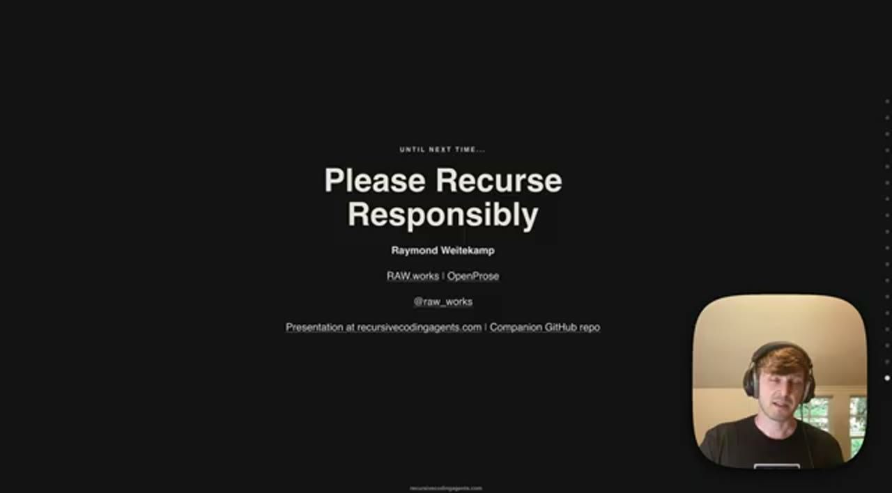 Slide kết Please Recurse Responsibly