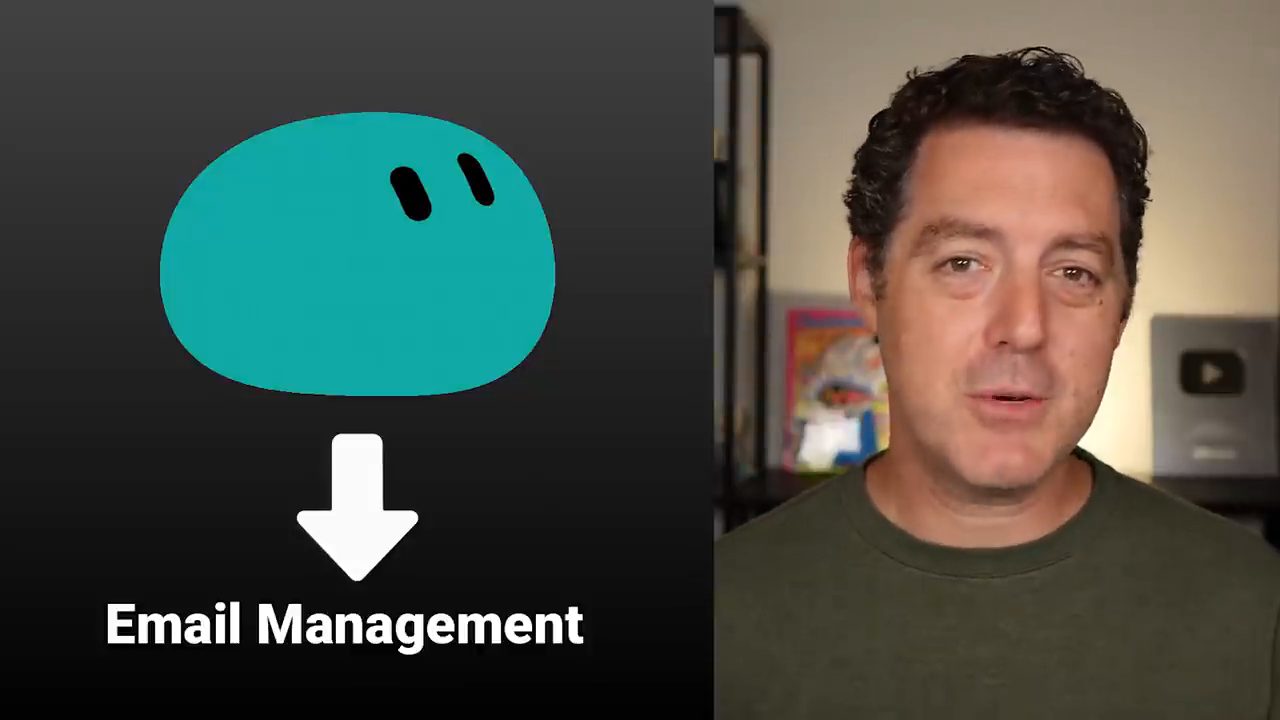 Thẻ Email Management bên cạnh Matthew Berman