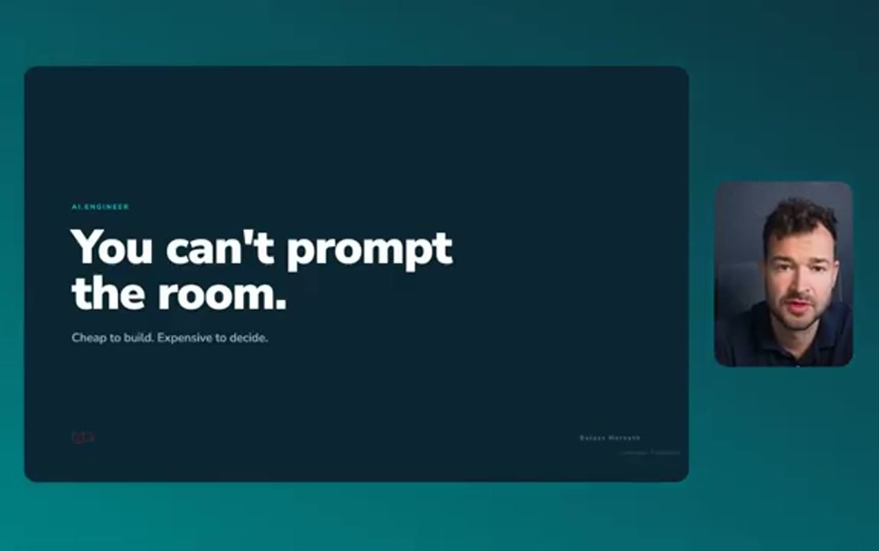 Slide tiêu đề You can't prompt the room