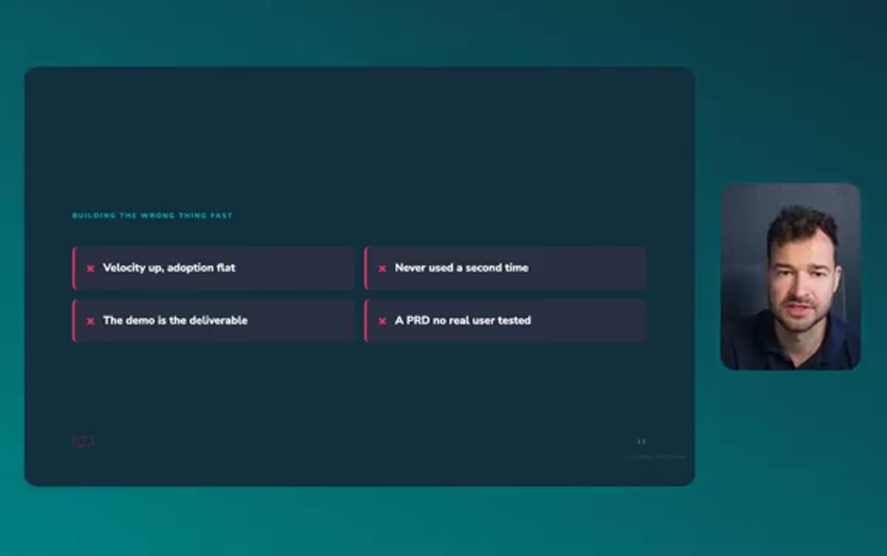 Slide Building the wrong thing fast với bốn anti-pattern