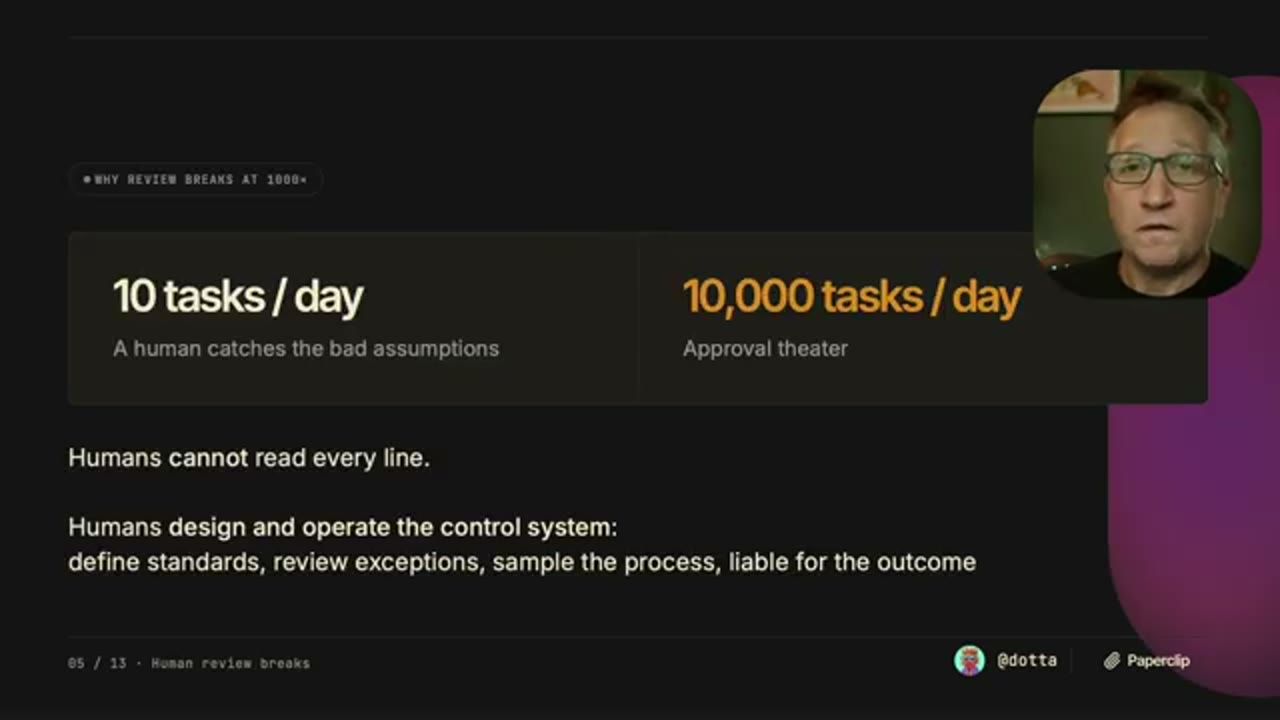 Slide so sánh 10 tasks/day với 10,000 tasks/day