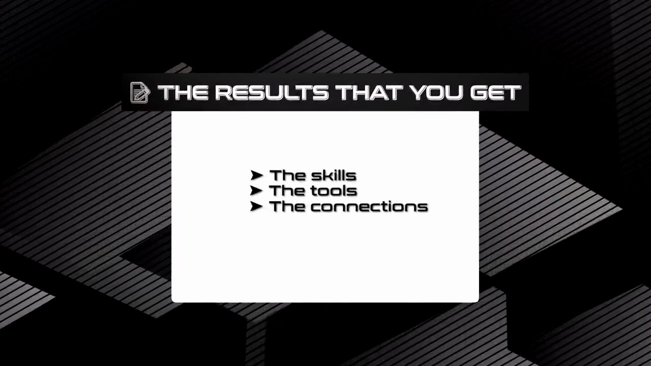 Slide The results that you get với ba ý The skills, The tools, The connections