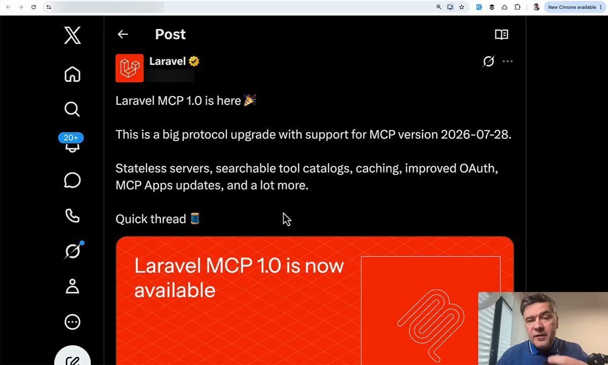 Bài đăng của Laravel trên X: Laravel MCP 1.0 is here