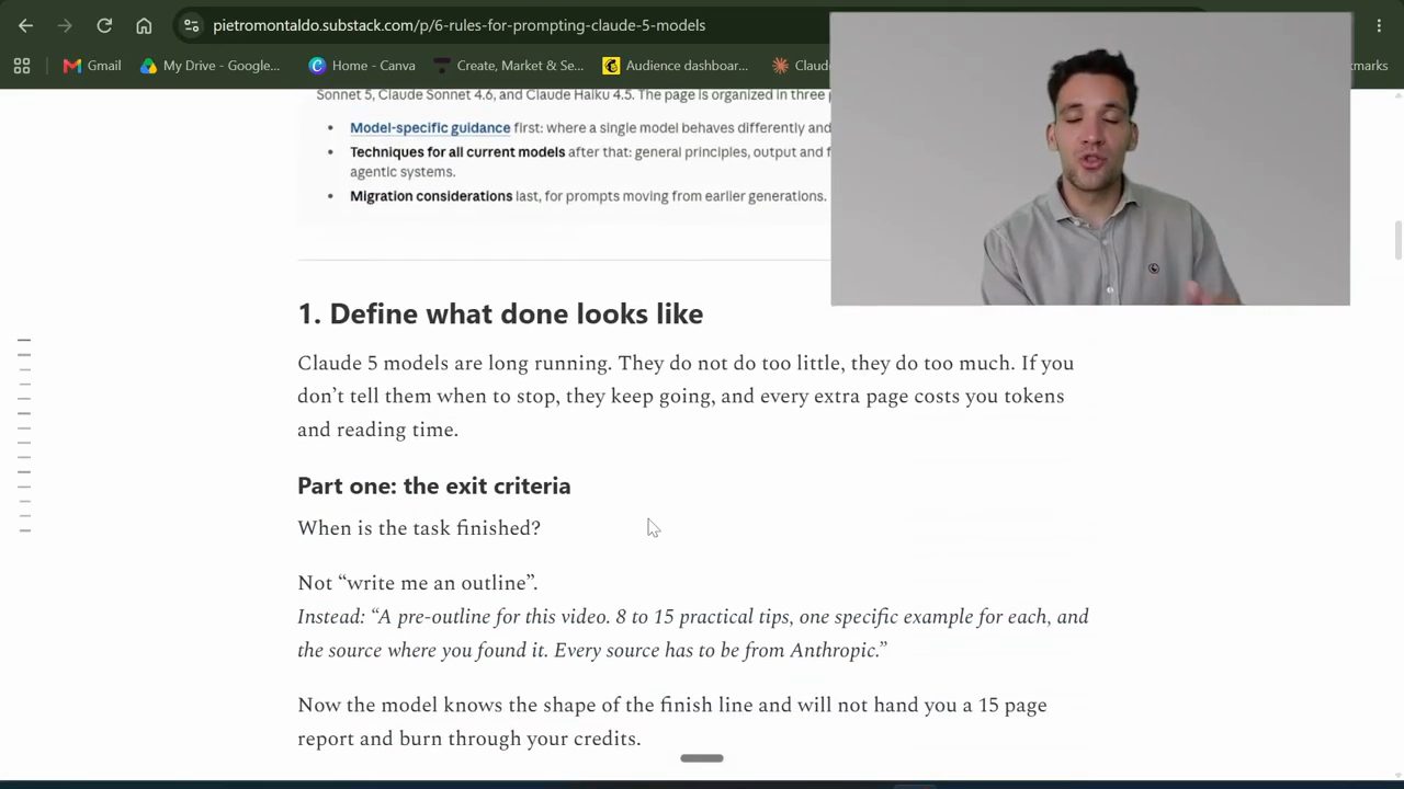 Mục 1. Define what done looks like trong bài Substack