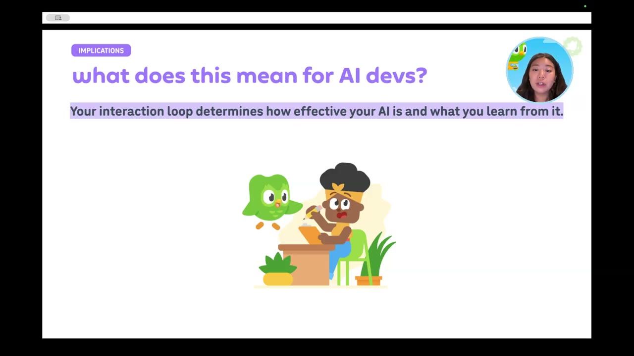 Slide what does this mean for AI devs
