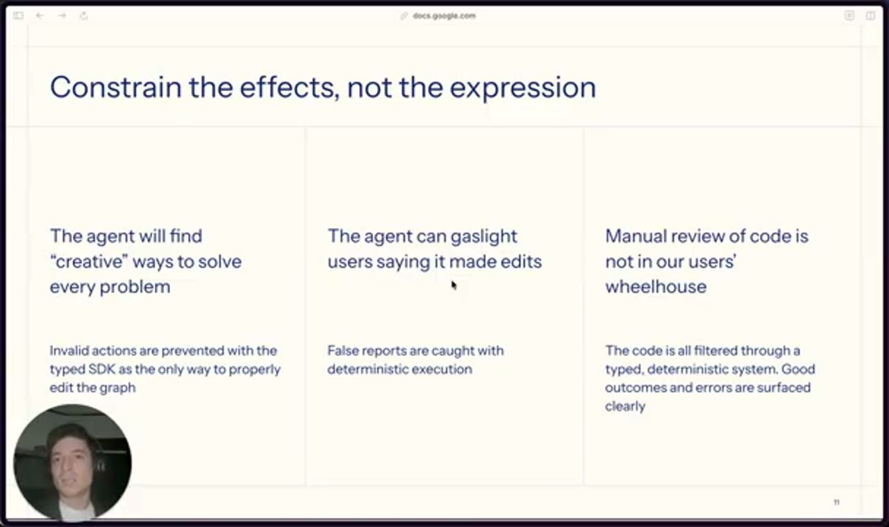 Slide Constrain the effects, not the expression với lời giải cho ba vấn đề