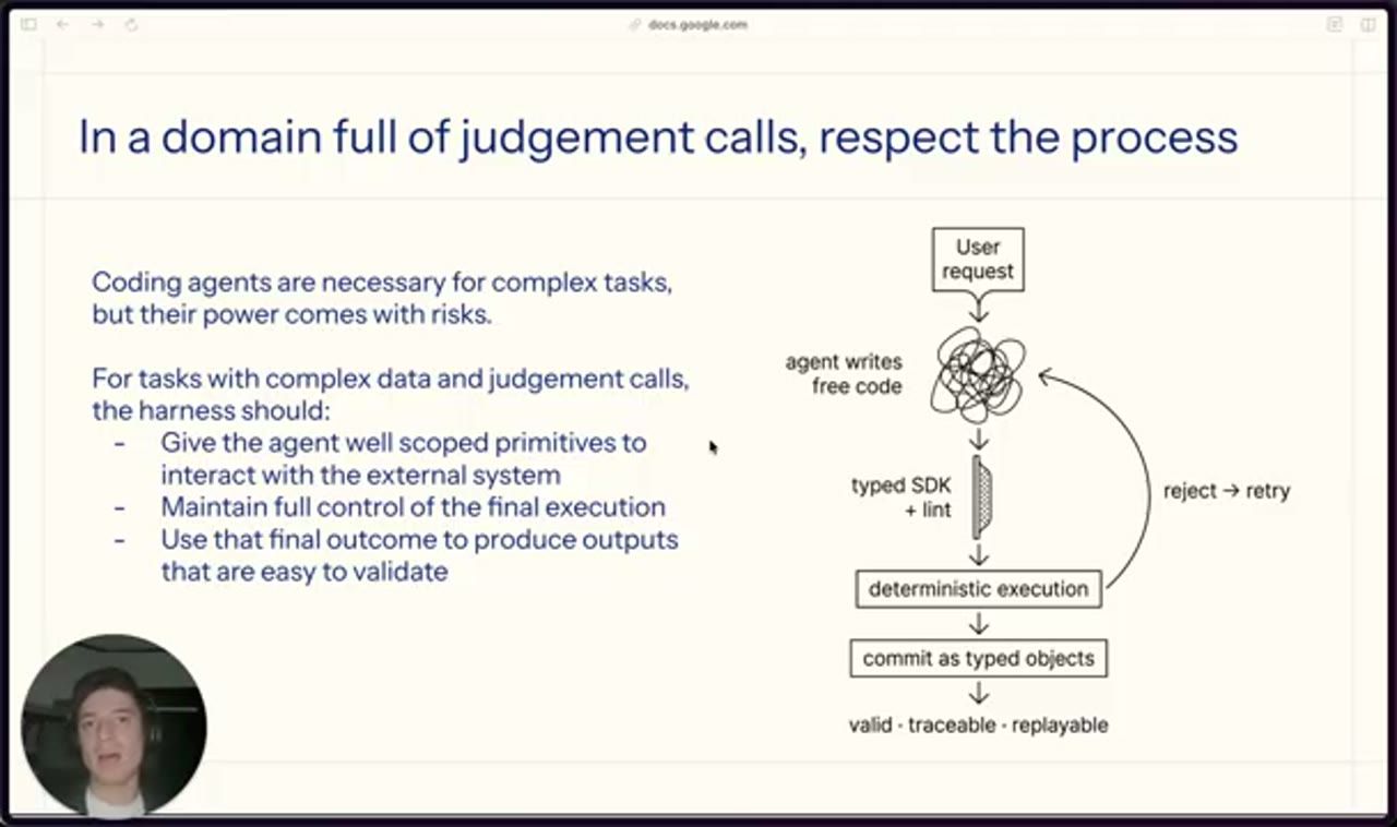 Slide In a domain full of judgement calls, respect the process