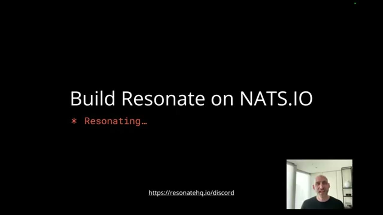 Slide kết Build Resonate on NATS.IO kèm link Discord