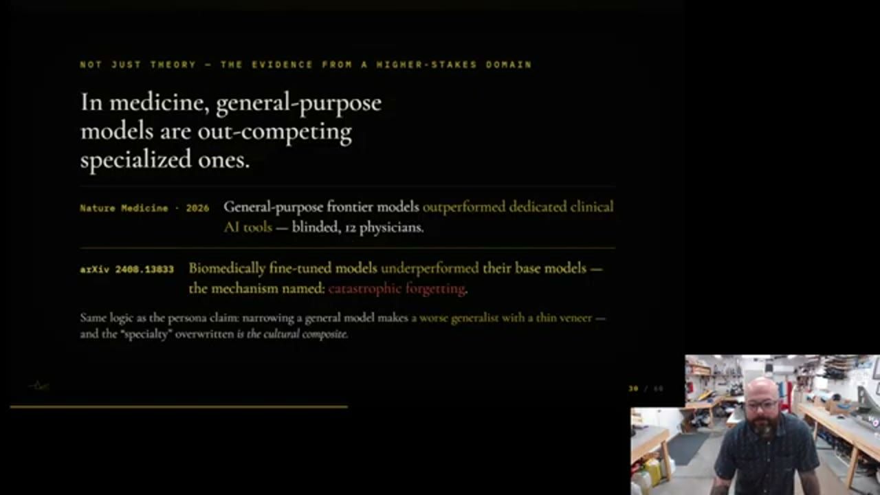 Slide In medicine, general-purpose models are out-competing specialized ones