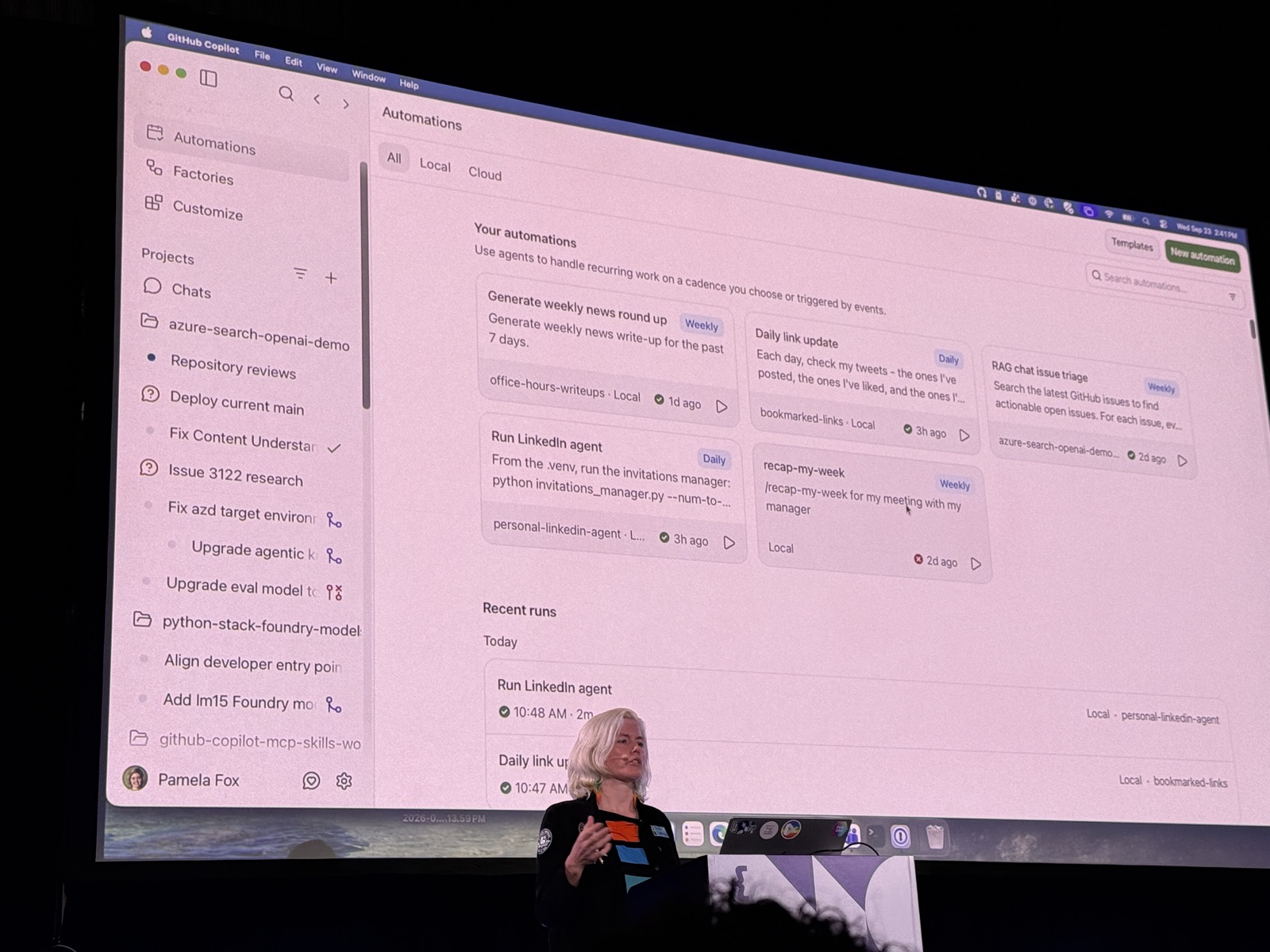Copilot app Automations