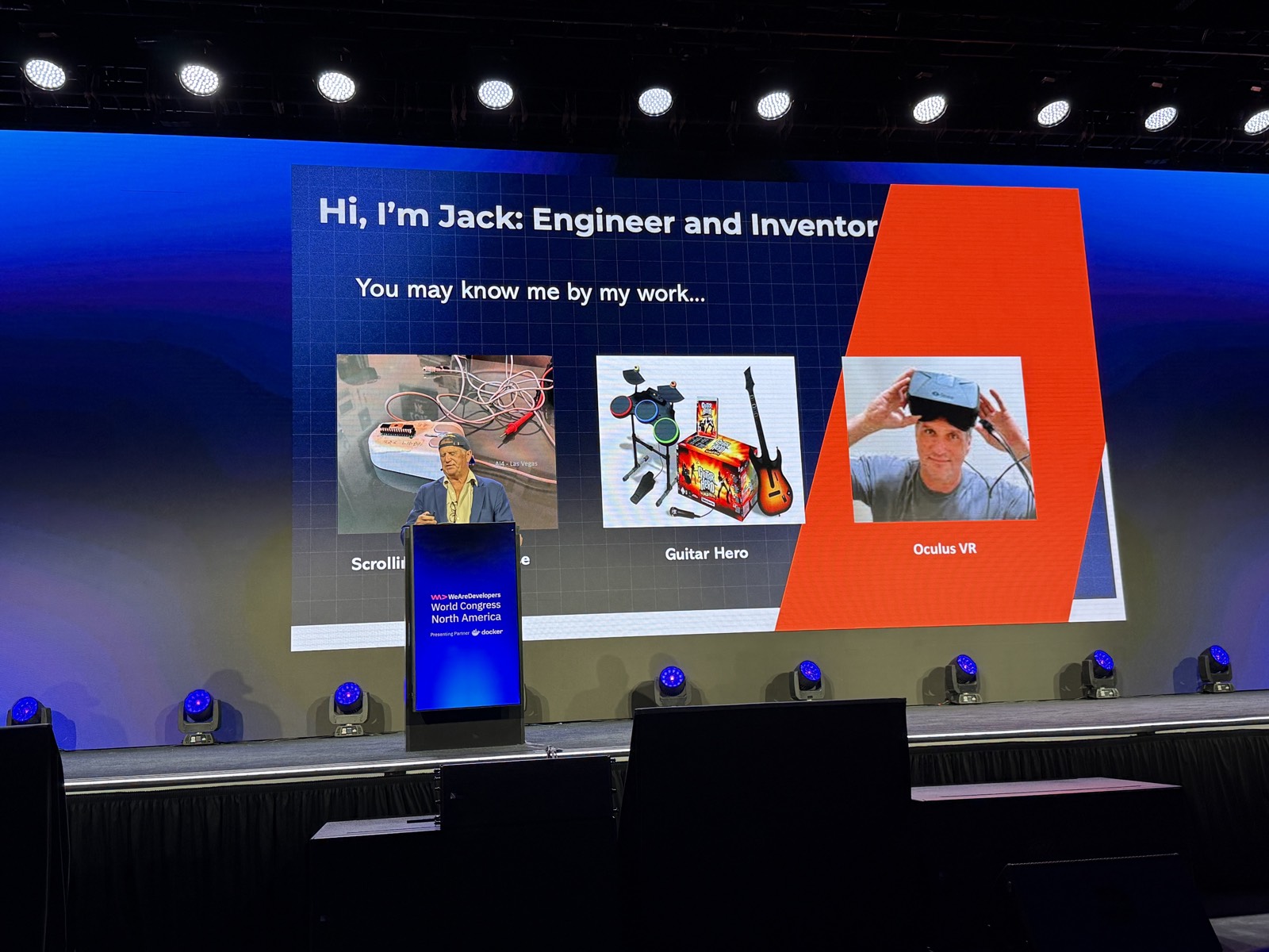 Slide Hi, I'm Jack: Engineer and Inventor với ba sản phẩm