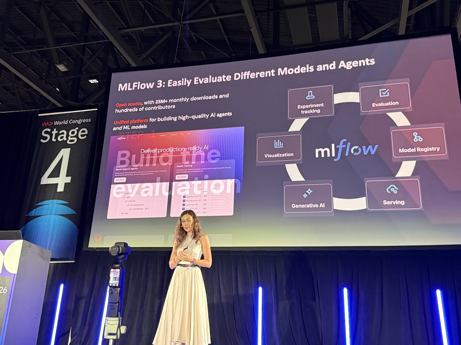Slide MLFlow 3: Easily Evaluate Different Models and Agents