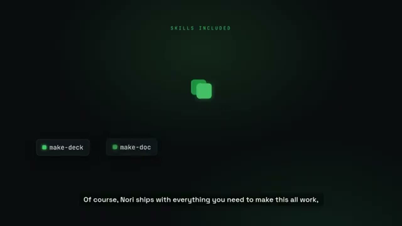 Slide Skills included với hai skill make-deck và make-doc