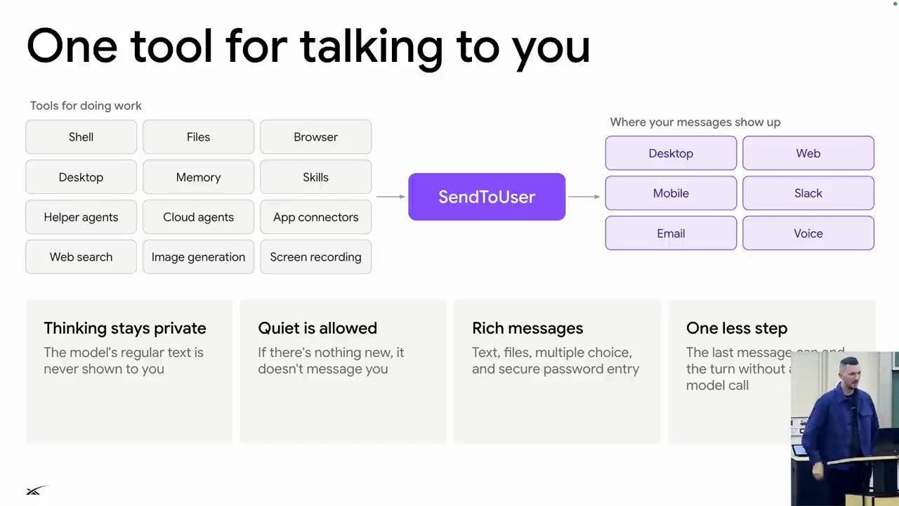 Slide One tool for talking to you