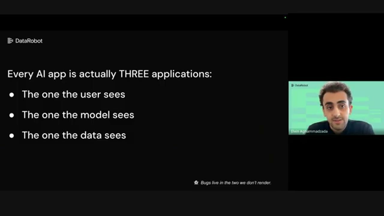 Slide Every AI app is actually THREE applications