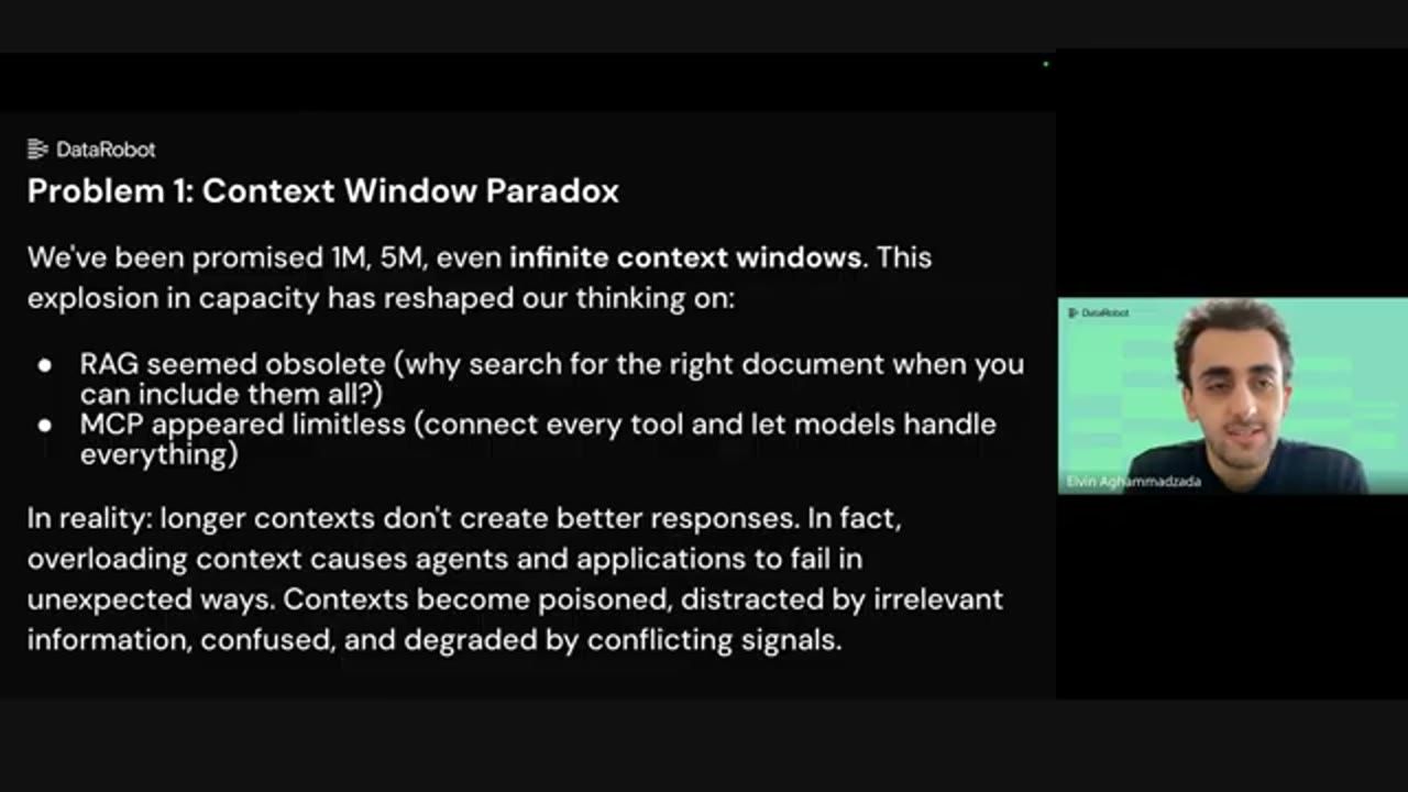 Slide Problem 1: Context Window Paradox