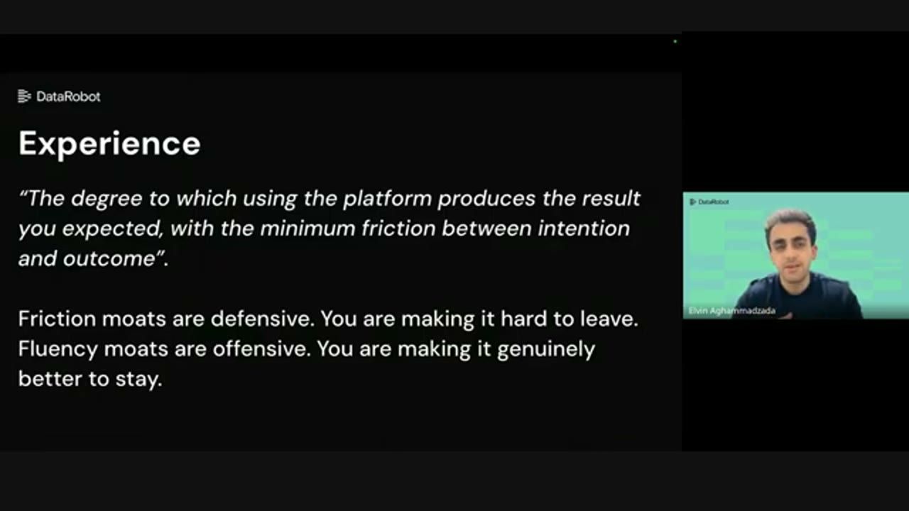Slide Experience với định nghĩa và so sánh friction moat, fluency moat