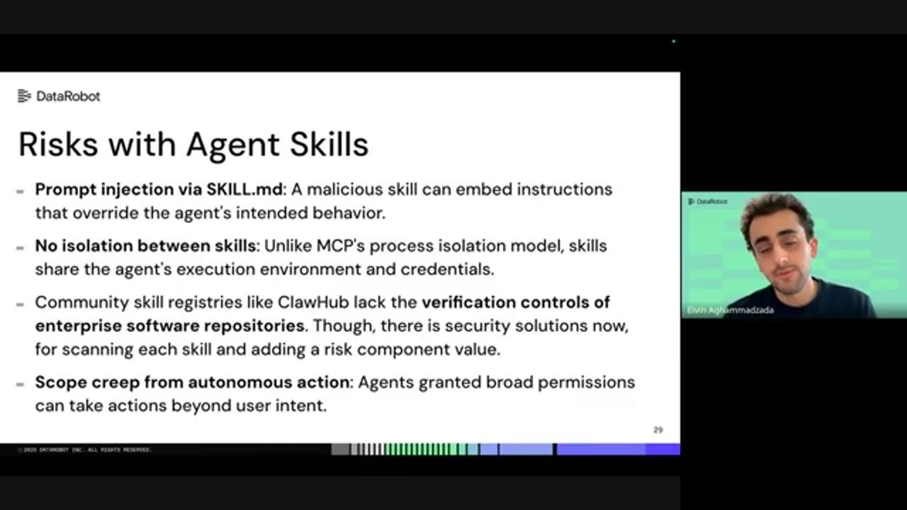 Slide Risks with Agent Skills