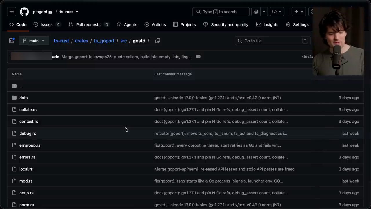 Thư mục crates/ts_goport/src/gostd trong repo pingdotgg/ts-rust trên GitHub