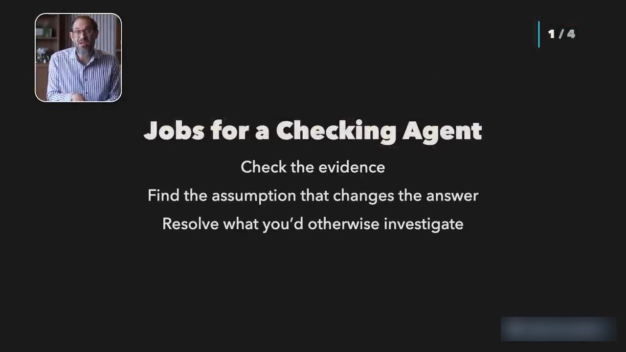 Slide Jobs for a Checking Agent với ba dòng việc