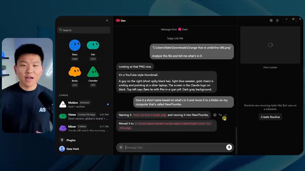 Dev phân tích file ảnh thumbnail rồi đổi tên và chuyển vào thư mục NewThumbs