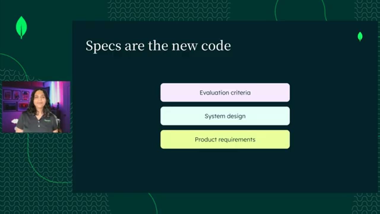 Slide Specs are the new code với ba tầng: product requirements, system design, evaluation criteria