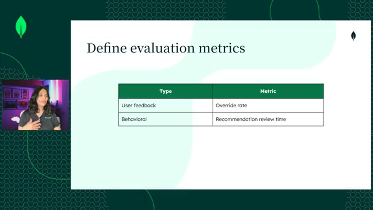 Bảng metric online: Override rate, Recommendation review time