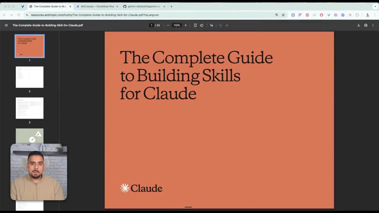 Trang bìa PDF The Complete Guide to Building Skills for Claude, trang 1 trên 33