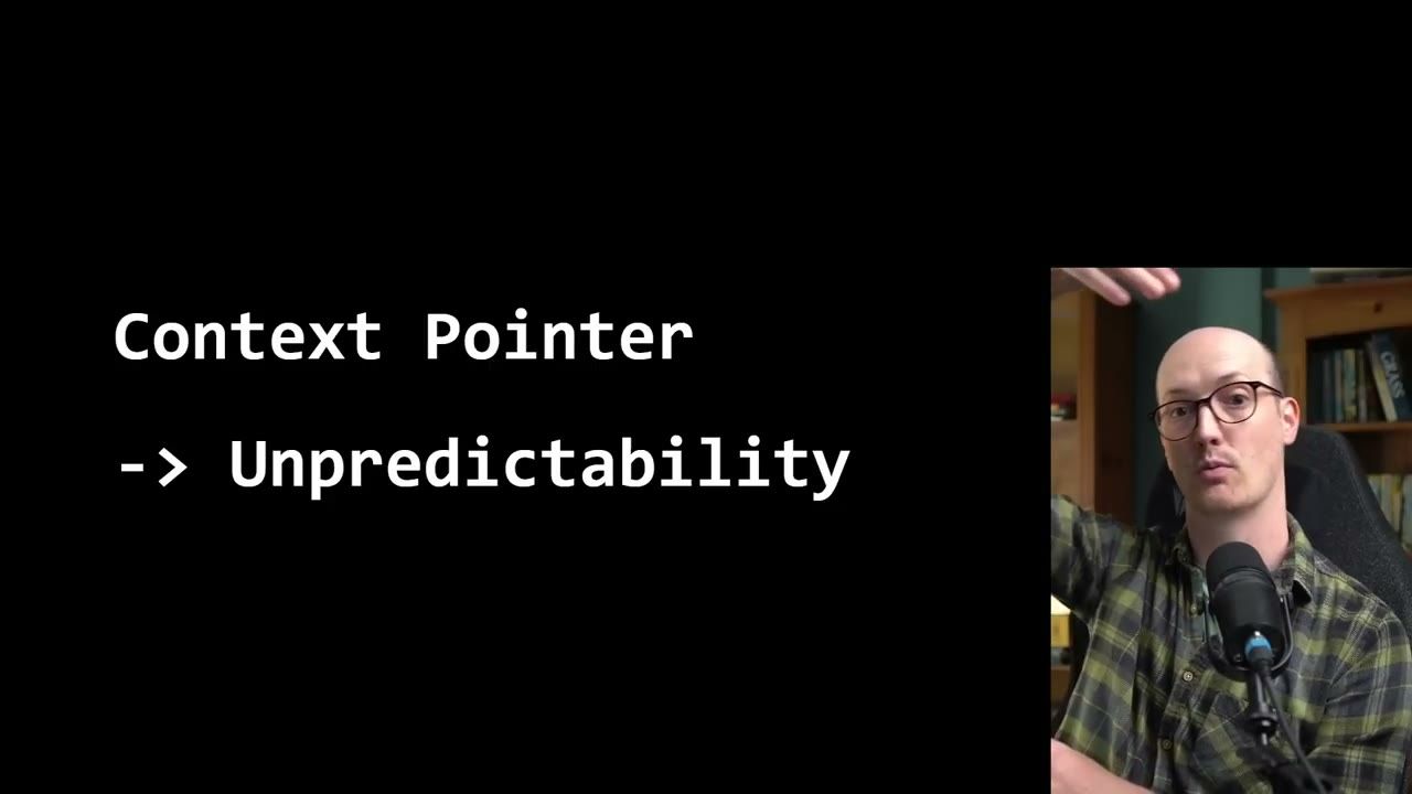 Slide Context Pointer -> Unpredictability