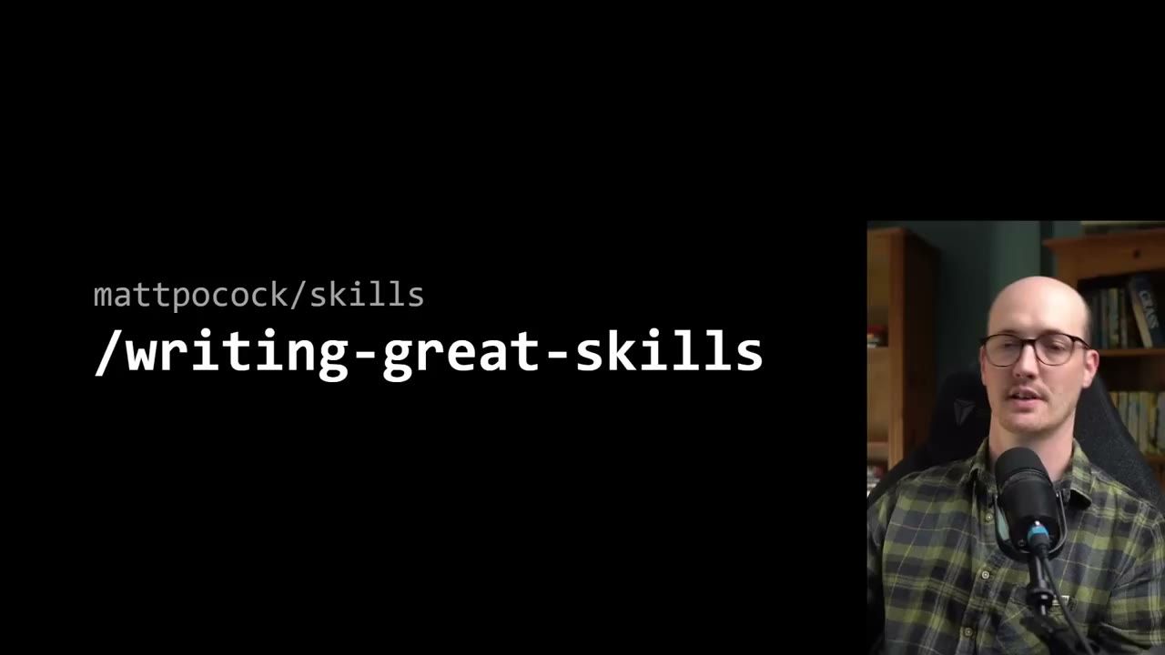 Slide mattpocock/skills /writing-great-skills