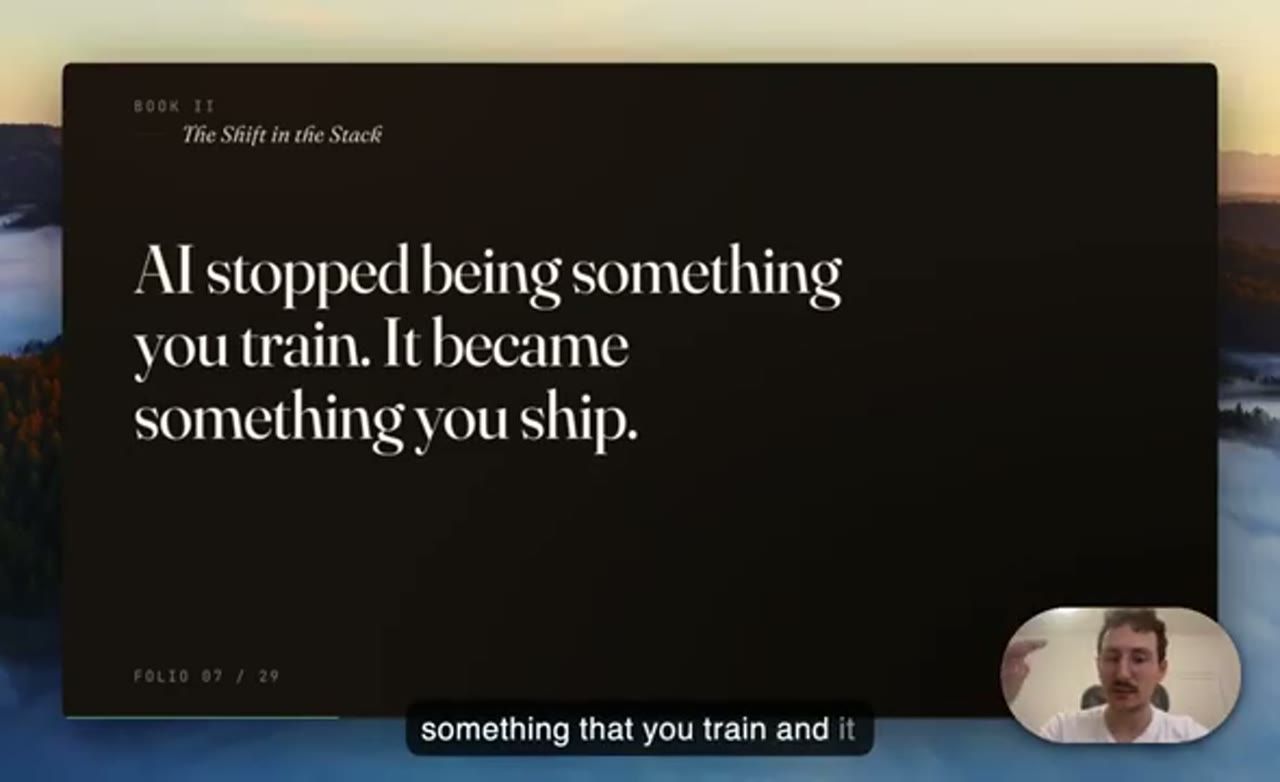 Slide AI stopped being something you train. It became something you ship.