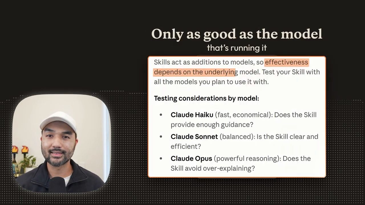 Trích docs Anthropic: Testing considerations by model cho Haiku, Sonnet, Opus