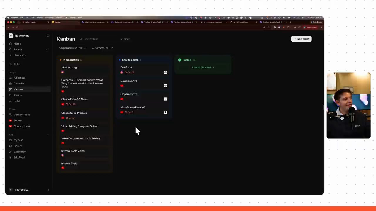 Native Note sau khi sửa: tiêu đề Kanban ở trên cùng, ô Filter by title nằm bên trái, không còn pinned