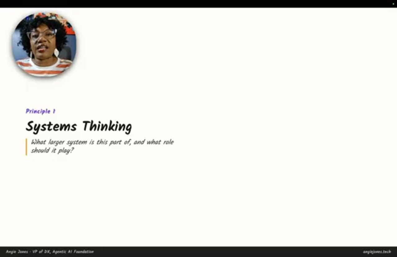 Slide Principle 1: Systems Thinking