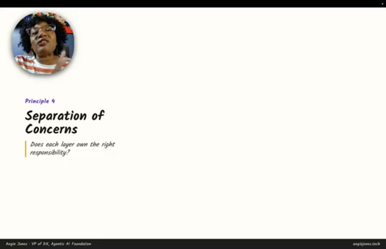 Slide Principle 4: Separation of Concerns