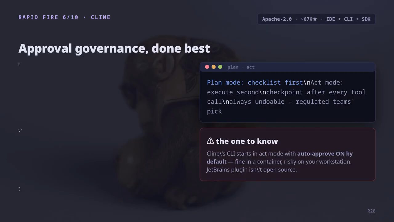 Slide Cline: Approval governance, done best