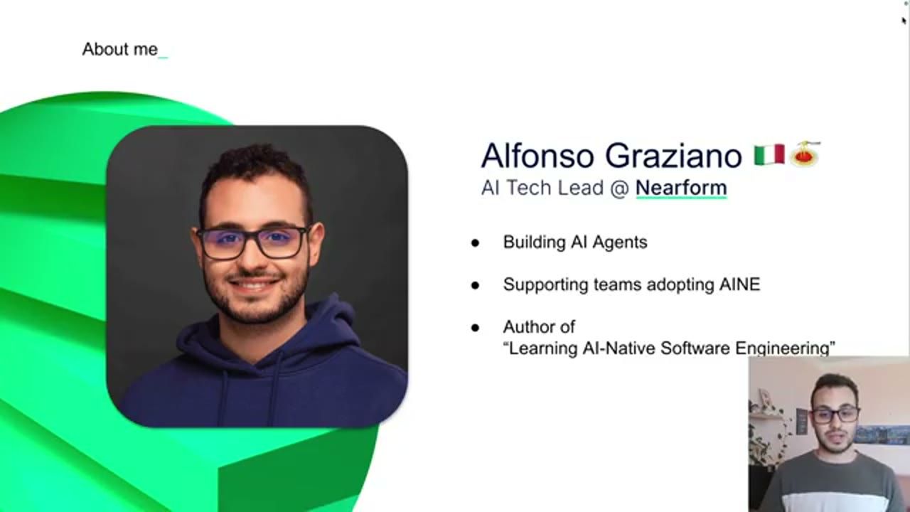 Slide About me của Alfonso Graziano