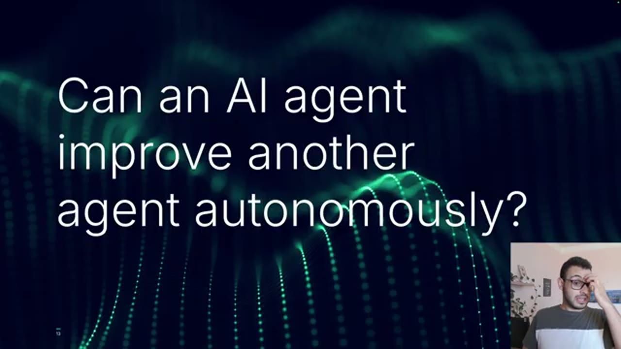 Slide Can an AI agent improve another agent autonomously?