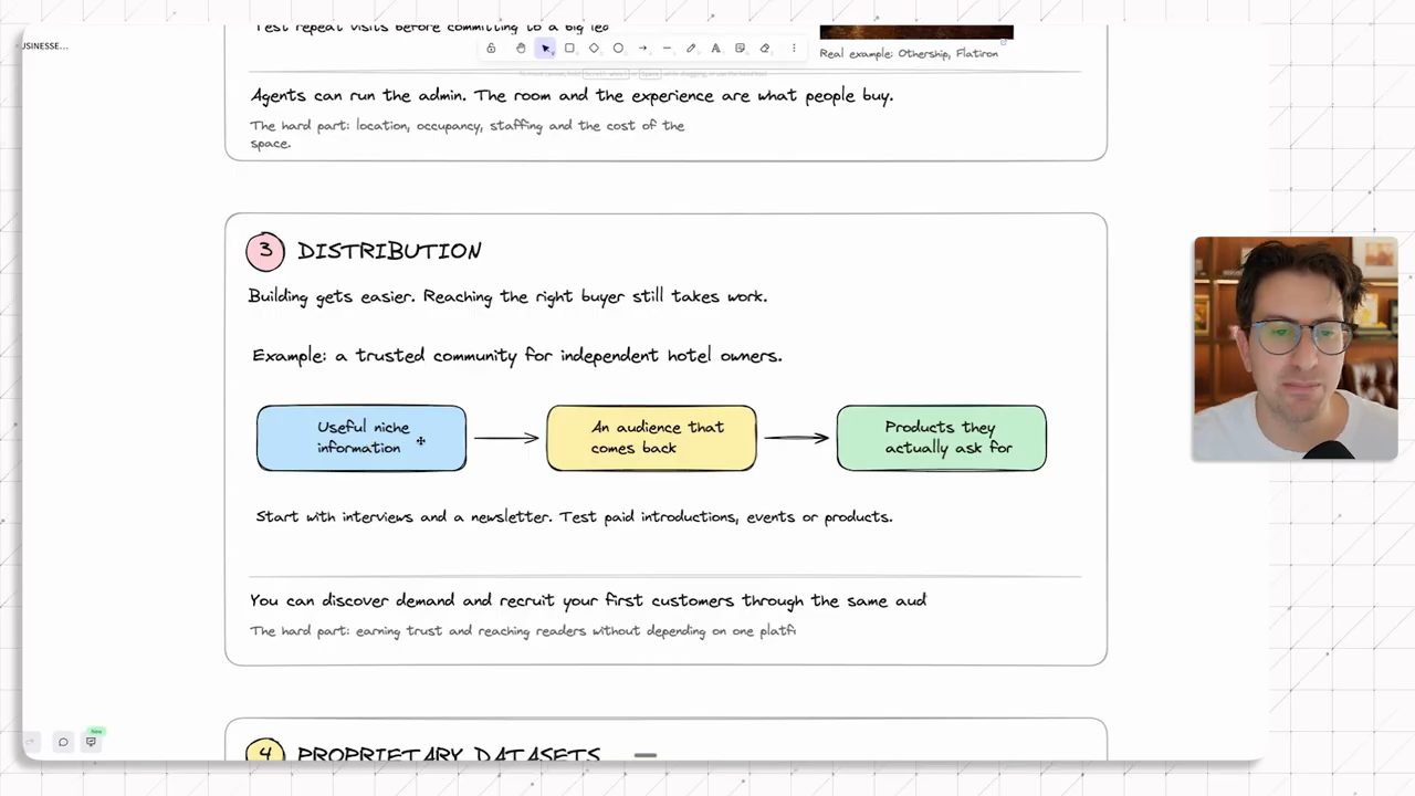Ô số 3 Distribution trên whiteboard với luồng ba bước