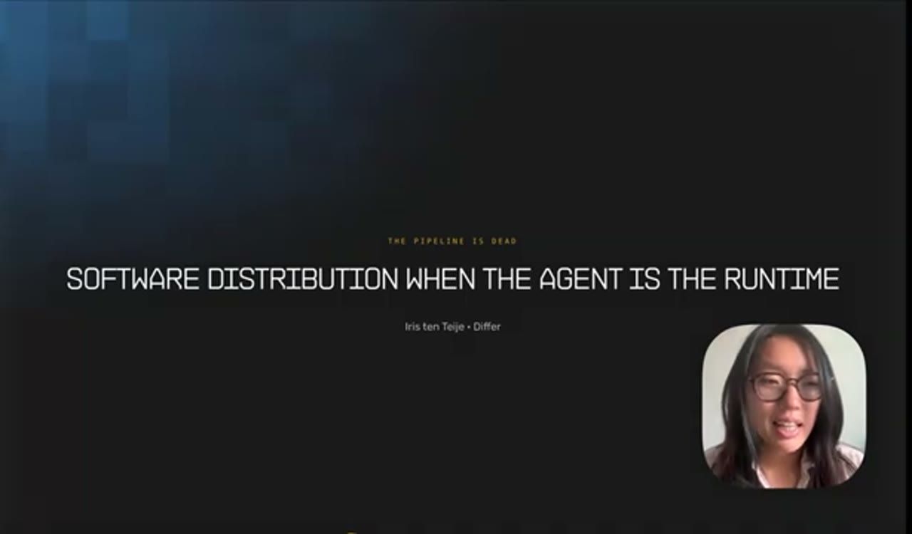 Slide tiêu đề: Software distribution when the agent is the runtime, Iris ten Teije, Differ