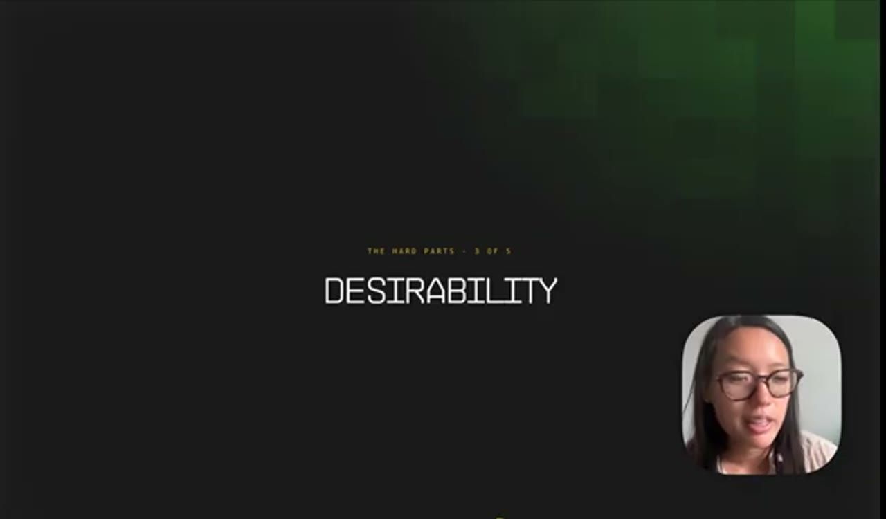 Slide: Desirability, the hard parts 3 of 5