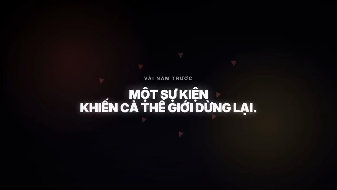 Thẻ chữ: Vài năm trước, một sự kiện khiến cả thế giới dừng lại