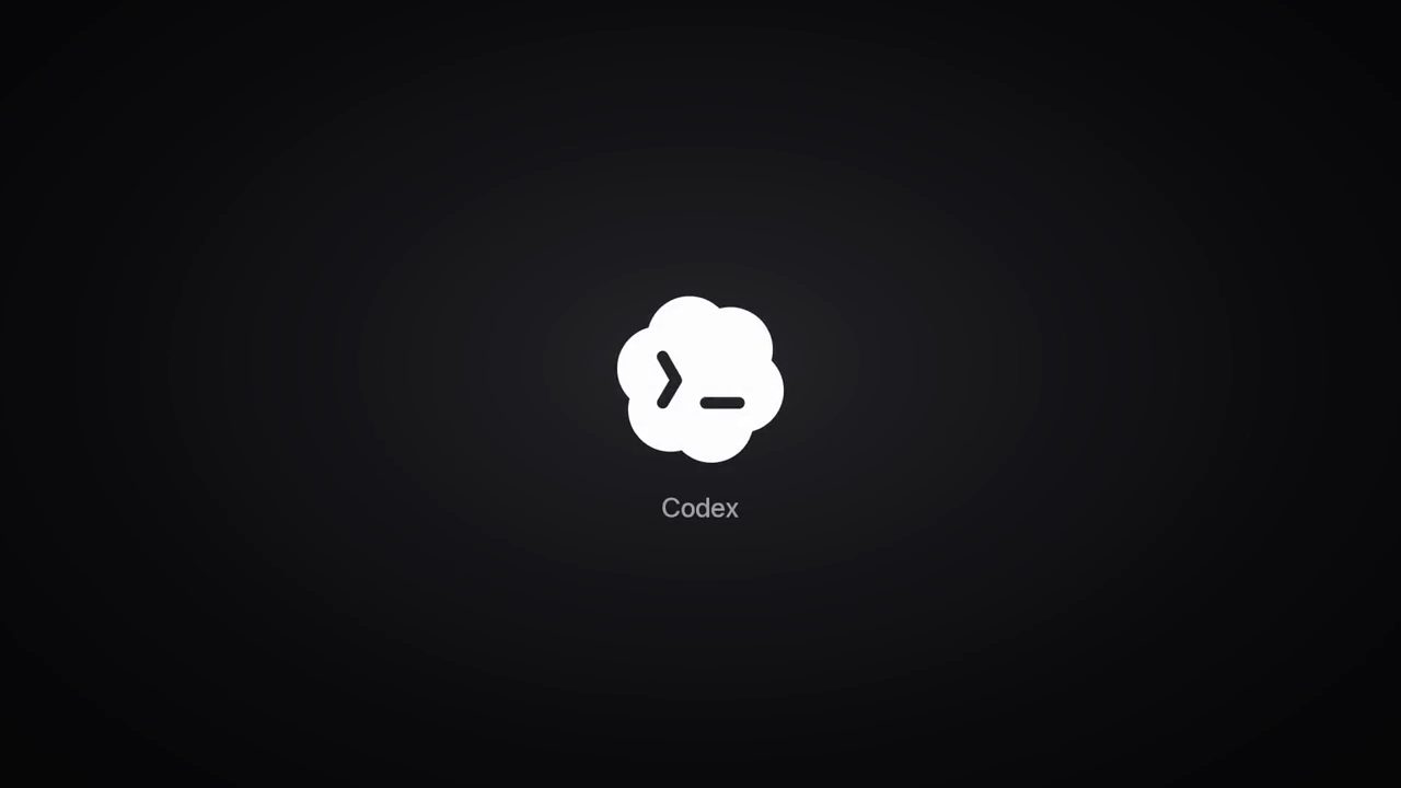 Logo Codex trên nền tối