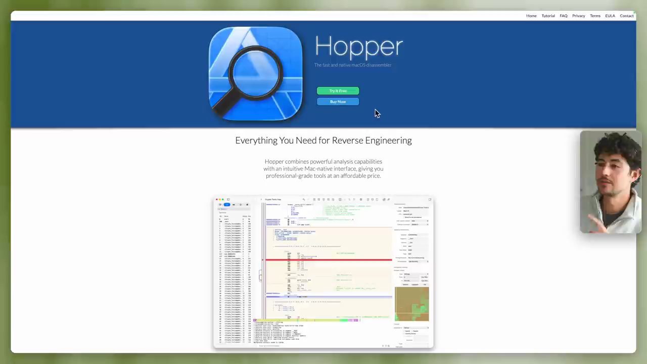 Trang chủ Hopper, the fast and native macOS disassembler
